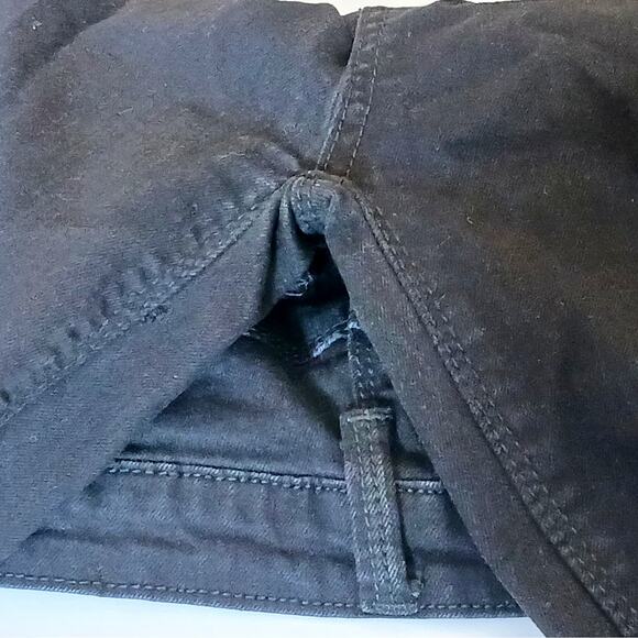 Indigo Rein Jeans Womens 3 Black Distressed Skinny Ankle Mid Rise Denim Pants - Picture 11 of 12